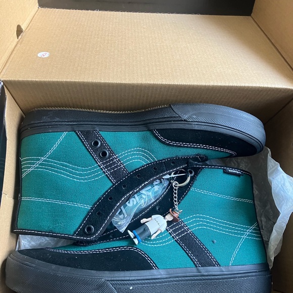 Vans Crockett High Pro x Quasi Antique Green Black NEW WITH BOX Men's 7 RARE! - Picture 8 of 11